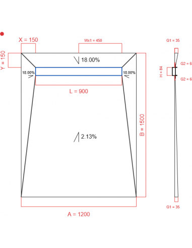 Showerlay Wiper 4 Way 1200 X 1500 Mm. . . 