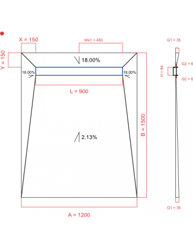 Showerlay Wiper 4 Way 1200 X 1500 Mm. . . 