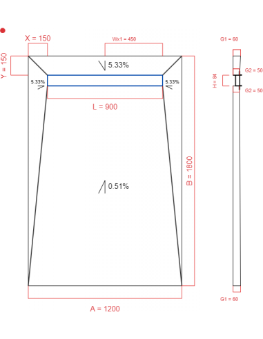 Showerlay Wiper 4 Way 1200 X 1800 Mm. . . 