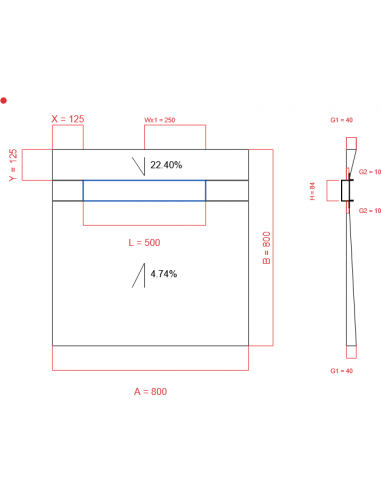 Showerlay Wiper 2 Way 800 X 800 Mm. . . 