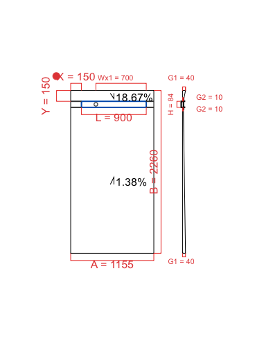 Showerlay Wiper 2 Way 1155 X 2260 Mm. . . 