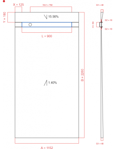 Showerlay Wiper 2 Way 1152 X 2260 Mm. . . 