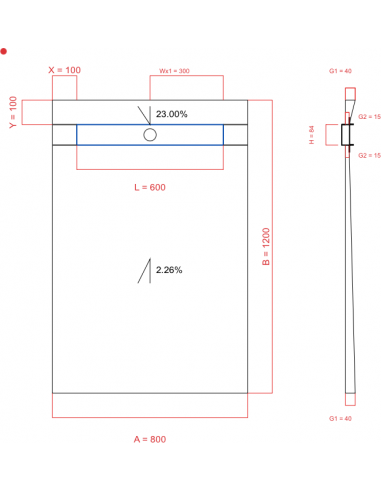 Showerlay Wiper 2 Way 800 X 1200 Mm. . . 