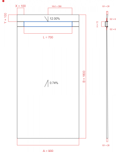 Showerlay Wiper 2 Way 900 X 1800 Mm. . . 