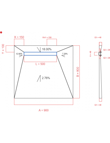 Laybase Wiper 4 Way 900 X 800 Mm. . . 