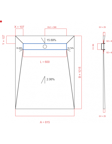 Showerlay Wiper 4 Way 815 X 1015 Mm. . . 