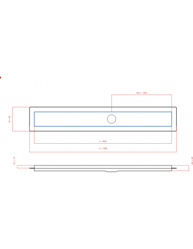 Duschrinne Wiper 800 Mm Premium. . . 
