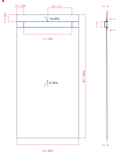 Showerlay Wiper 2 Way 900 X. . . 