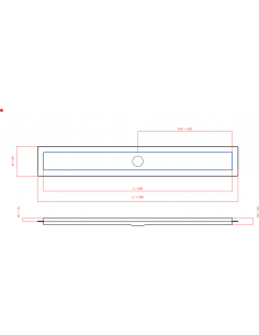 Duschrinne Wiper 900 Mm. . . 