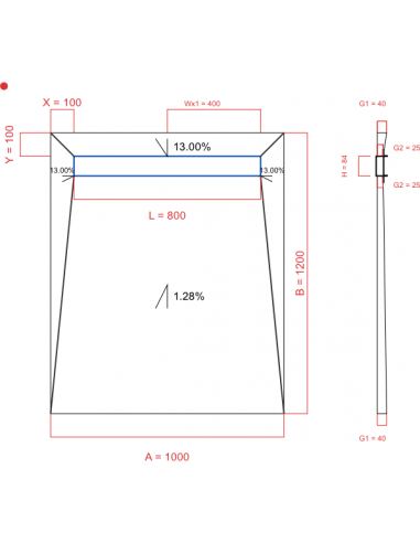 Laybase Wiper 4 Way 1000 X 1200 Mm. . . 