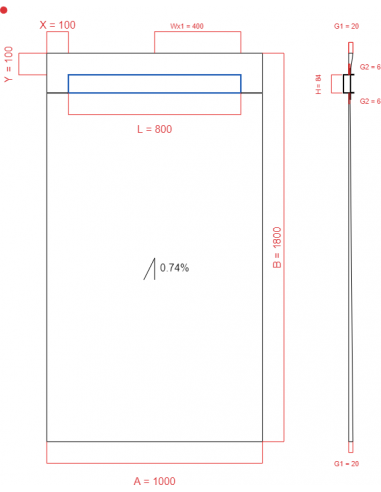 Laybase Wiper 1 Way 1000 X 1800 Mm. . . 