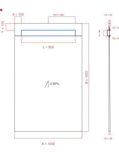 Laybase Wiper 1 Way 1000 X 1600 Mm. . . 