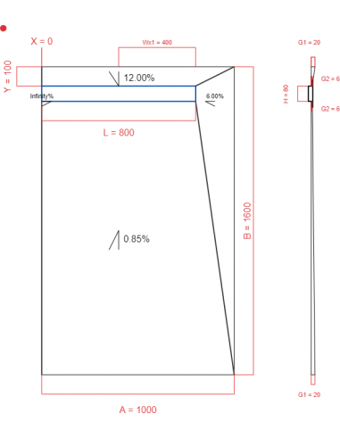 Laybase Wiper 4 Way 1000 X 1600 Mm. . . 