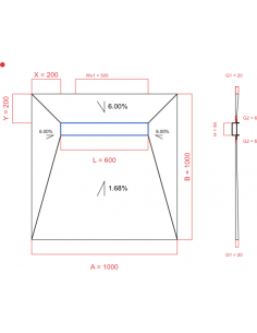 Showerlay Wiper 4 Way 1000. . . 