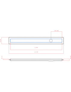 Duschrinne Wiper 700 Mm. . . 