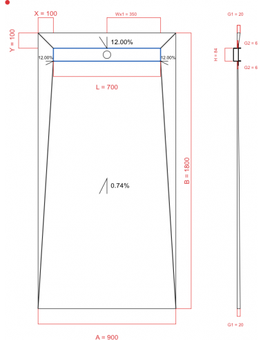 Laybase Wiper 4 Way 900 X 1800 Mm. . . 