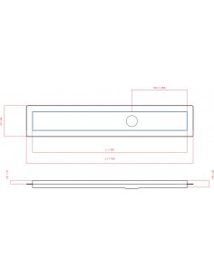 Duschrinne Wiper 700 Mm. . . 