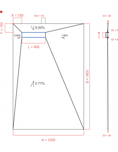 Showerlay Wiper 4 Way 1200 X 1800 Mm. . . 