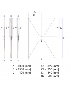Duschelement 100 X 150 Cm. . . 2