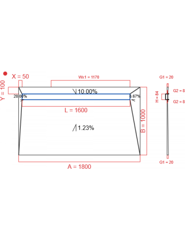 Laybase Wiper 4 Way 1800 X 1000 Mm. . . 