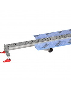 Bausatz: Geradlinige, Flache Duschrinne Mit Mistral Designrost Und Integriertem Siphon 2 Bausatz: Geradlinige, Flache Duschrinne Mit Mistral Designrost Und Integriertem Siphon 2