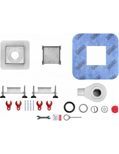 Punktablauf - Set Premium Mit Pure Abdeckung Und Siphon 2 Punktablauf - Set Premium Mit Pure Abdeckung Und Siphon 2