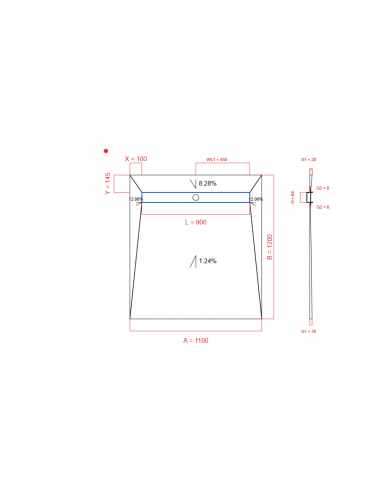 Showerlay Wiper 4 Way 1100 X 1200 Mm. . . 