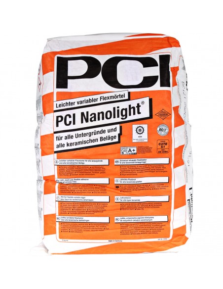 Pci - Nanolight - Flexmoertel - 15 - Kg - Fuer - Wand - Und - Bodenflaechen