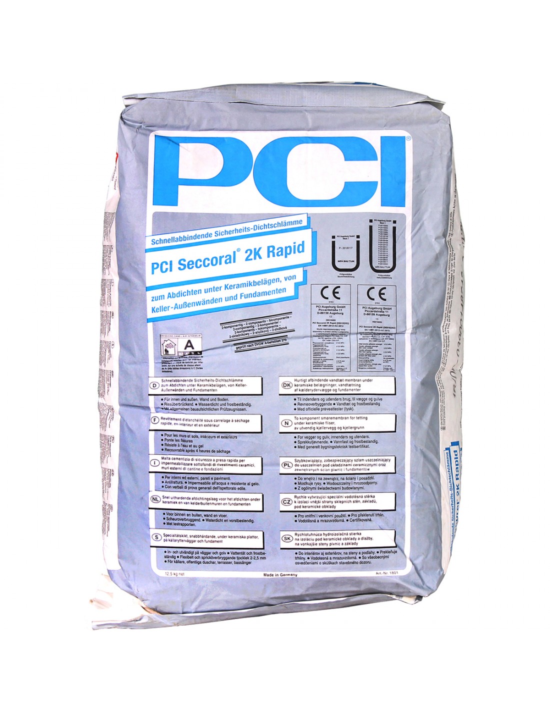 PCI Seccoral® 2K Rapid Flexible Dichtschlämme 25kg Moderne Dusche