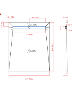 Showerlay Wiper 4 Way 1000. . . 