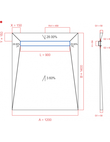 Showerlay Wiper 4 Way 1200 X 1400 Mm. . . 