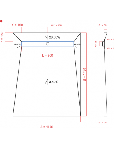 Resinbase Wiper 4 Way 1170 X 1430 Mm. . . 