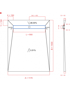 Resinbase Wiper 4 Way 1170. . . 