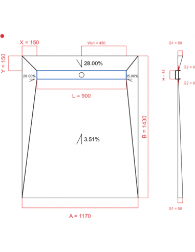 Resinbase Wiper 4 Way 1170 X 1430 Mm. . . 