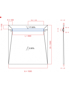 Showerlay Wiper 4 Way 1000. . . 