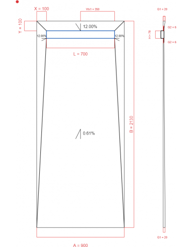 Laybase Wiper 4 Way 900 X 2130 Mm. . . 