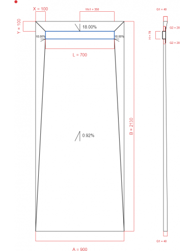 Laybase Wiper 4 Way 900 X 2130 Mm. . . 