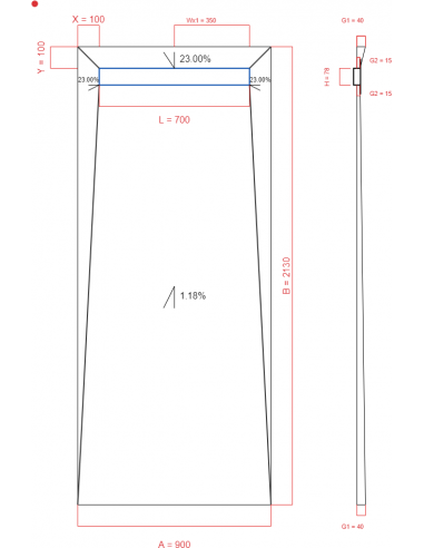 Laybase Wiper 4 Way 900 X 2130 Mm. . . 