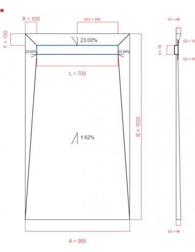 Laybase Wiper 4 Way 900 X 1600 Mm. . . 