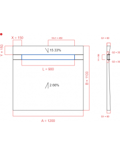 Showerlay Wiper 2 Way 1200. . . 