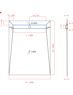 Showerlay Wiper 4 Way 1000. . . 