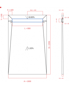 Showerlay Wiper 4 Way 1000. . . 