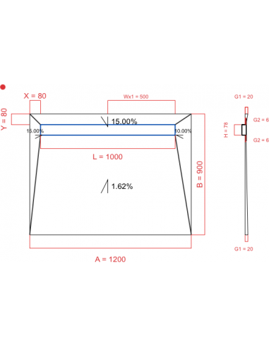 Resinbase Wiper 4 Way 1200 X 900 Mm. . . 