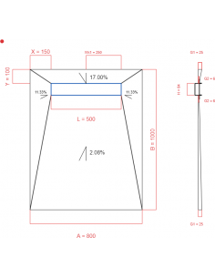 Showerlay Wiper 4 Way 800 X. . . 