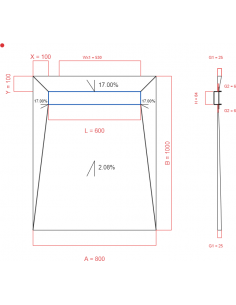 Showerlay Wiper 4 Way 800 X. . . 