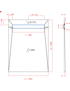 Showerlay Wiper 4 Way 1000. . . 