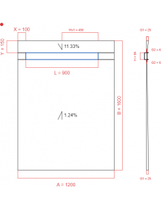 Showerlay Wiper 2 Way 1200. . . 