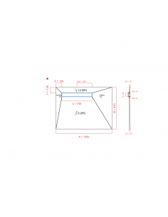 Showerlay Wiper 4 Way 1300. . . 