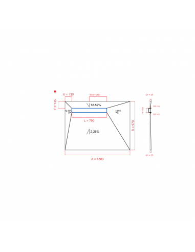 Showerlay Wiper 4 Way 1300 X 970 Mm. . . 