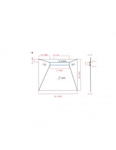 Showerlay Wiper 4 Way 1200 X 970 Mm. . . 